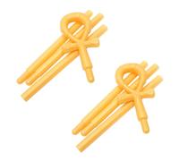 Toyvian 2pcs Halloween Pharaoh Scepter Cane Prop Lightweight Ancient Egyptian Snake Design Walking Stick for Costume Party Cosplay Themed Events