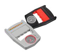 Toyvian 2pcs Hand Grip Power Tester Mechanical Grip Dynamometer Accurate Measurement and Ergonomic Abs Design for Home Use Hand Strength Training and Rehabilitation