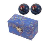 Toyvian 2pcs Hand Massage Ball Meditation Massage Balls Enhanced Grip Therapeutic Aid Work and Home Women Men