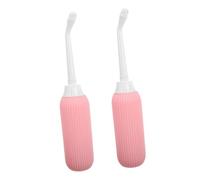 Toyvian 2Pcs Handheld Bidet for Women Portable Water Sprayer for Perineal Cleaning Postpartum Care for Personal Hygiene Bottom Cleaning Compact Easy to Store