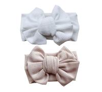 Toyvian 2pcs Headbands Large Bow Adorable Hair Accessories for Newborns and Boy Girl for Christmas and Festivals Soft Material Fit