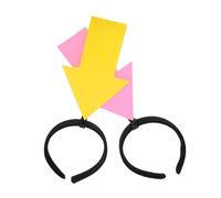 Toyvian 2pcs Heart Arrow Headband Wacky Headgear for Parties Halloween and Cosplay Cute Yellow and Pink Arrow Design Fun Photo Props for Memorable Moments