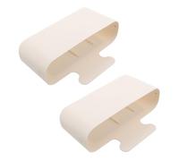 Toyvian 2pcs Heavy-duty Magnetic Storage Box for Fridge Easy-clean Magnetic Organizer for Spices Snacks Accessories Stable Attachment for Refrigerator Side Door and Metal Cabinets