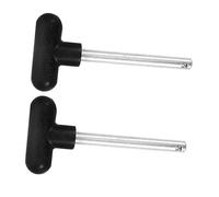 Toyvian 2pcs Heavy Duty Weight Stack Pins for Fitness Machines Quick-adjust Gym Equipment Attachments Secure Weight Block Replacement for Strength Training Accessories