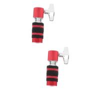 Toyvian 2pcs Hi-hat Clutch for Drum Set Aluminum Alloy Cymbal Clutch Jazz Drum for Drumming Accessories and Hi-hat Stands