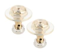 Toyvian 2pcs Inflatable Life Jacket Air Valve Core Replacement with Base and Secure Air Tube Connector for Outdoor Water Safety Equipment