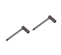 Toyvian 2pcs Inner Diameter Box Spanner Wrench for Electronic Guitar Truss Rod Adjustment Metal Repair Tool Essential Accessory for Guitar Maintenance Black