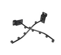 Toyvian 2Pcs Iron Creative Flute Hook Hangers for Displaying Flute with Easy to Install Groove Rack, Practical Hanging Holder for Interior Decor and Instrument Storage
