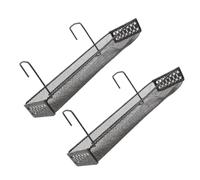 Toyvian 2pcs Iron Hanging Flower Pot Holder, Flower Pot Rack for Balcony and Garden Decor, Easy to Hang, Strong Frame