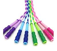 Toyvian 2pcs Jump Rope for Adults Lightweight Exercise Equipment Green Purple for Outdoor Fitness Training
