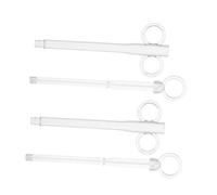 Toyvian 2pcs Large Bird Feeding Syringe for Birds Parrots Portable Plastic Parrot Feeder Tube for Precise Hand Feeding and Watering Easy to Clean