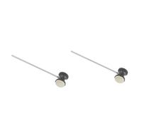 Toyvian 2pcs Lightweight Bass Drum Pedal Drum Accessories Felt Stainless Steel
