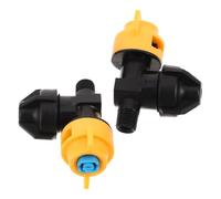 Toyvian 2pcs Livestock Mist Nozzle Plastic Sprayer Head for Cattle, Barn and Pasture Humidification, Summer Cooling Spray Fitting