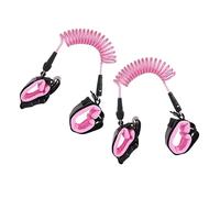 Toyvian 2pcs Lost Rope Boy Girl Lost Wrist Band Lock Rotating Head for Boy Girl Walking Safety Wrist Wristband