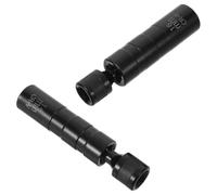 Toyvian 2pcs Magnetic Plug Socket Set 14mm 16mm 3/8 Inch Drive Thin Wall | Magnetic Retention for Secure Grip, Swivel Joint for Tight Engine Bay Access, for Mechanics and Automotive Repairs