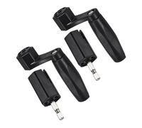 Toyvian 2pcs Manual Guitar String Winder Guitar String Winders Black Plastic Metal Enhancing Efficiency Precision Tuning for Daily Practice and Professional Performances