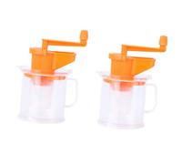 Toyvian 2PCS Manual Soybean Milk Juicer Multi-purpose Handheld Fruit and Lemon Squeezer Compact Lightweight Design for Home Use Easy to Clean Safe Material