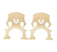 Toyvian 2pcs Maple Cello Bridge Wood Crafted for Violoncello for Classical Performances and String Ensemble Use