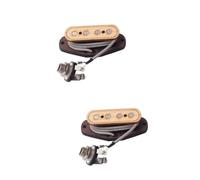 Toyvian 2pcs Maple Wood Four-string Soundhole Pickup Cigar Box Guitar Pickup Replace Music Accessories