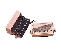 Toyvian 2pcs Maple Wooden Pickup Cover for Electric Guitar Lightweight Protective Decorative Made in Usa