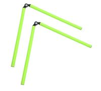 Toyvian 2pcs Marking Pole for Football Basketball Training Durable Folding Training Rods for Agility Speed Exercises for and Athletes