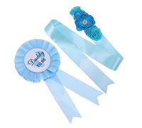 Toyvian 2pcs Maternity Belly Belt Born Accessories Shower Party Favors Creative Flower Shape Chic Vintage Design