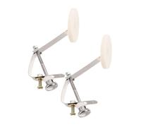 Toyvian 2pcs Metal Felt Drum Mute Snare Drum Accessories for Tone Control Silencing Muffler Pads for Practice