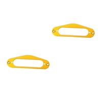 Toyvian 2pcs Metal Guitar Pickup Frame Mounting Ring Plated Screws for Single Coil Humbucker Pickup Ring for Tl Style Electric Guitars