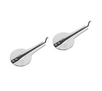 Toyvian 2pcs Metal Jaw Harp for Beginners Portable Jews Harp Musical Instrument for Learning Ethnic Music Instrument Metal Construction Great for Mouth Playing