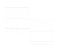 Toyvian 2pcs Metal Pet Cage Divider Panel for Small Animals - Indoor Rabbit, Hamster, Guinea Pig Bunny Cage Partition Separator for Rodent Habitat