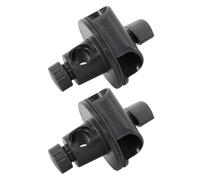 Toyvian 2pcs Mic Clamp Bracket Adapter for Boom Arm Swivel Mount Horizontal Holder Tilt Angle Connector for Microphone Stand Mounting Fixture