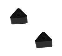 Toyvian 2pcs Mic Microphone for Interview Triangular Logo Flag Hole for Mic Logo Station Setup