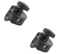 Toyvian 2pcs Mic Stand Adapter for Condenser Microphones Versatile Microphone Arm Stand Accessory Secure Fixation for Desktop Bedside and Workbench Use and Stable Design