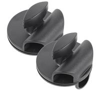 Toyvian 2pcs Microphone Arm Clamps Mic Holder Clips Rotatable Adjustable Mic Desk Mount Clamps Fixed 15mm to 19mm Microphone Stand Clips for Boom Arm and Desk Mount