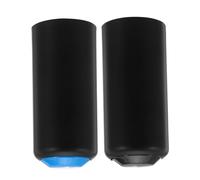 Toyvian 2pcs Microphone Battery Cup Cover Wireless Mic Sleeve Protective Handle Cover Compatible Pgx2 Slx2 Pg58 Beta58 Black Accessories