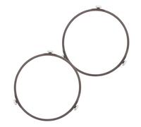 Toyvian 2pcs Microwave Turntable Wheel Ring Plastic Oven Tray Rack with Three-wheel Rotation for Supporting Glass Plate to Rotate Horizontally, Replacement Microwave Parts