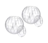 Toyvian 2pcs Mini Exercise Ball for Hamsters Guinea Pig Boredom Breaker Gerbil Jogging Ball Toy
