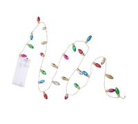 Toyvian 2pcs Mini String Lights - 3.275Ft Multi Color Tiny Christmas Lights for Dollhouse Decoration Indoor Christmas Miniatures Batteries Not Included