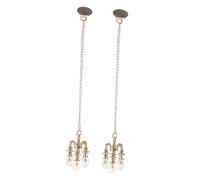 Toyvian 2pcs Miniature Crystal Ceiling Lamp Five- Chandelier for Dollhouse Decoration Realistic Mini Ceiling Light for House Accessories and Scenes