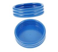 Toyvian 2pcs Miniature Dollhouse Swimming Pool Tropical Beach Realistic Craft Furniture Summer Dollhouse Accessories Photo Prop for Fairy Garden