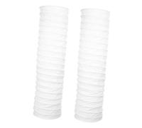 Toyvian 2pcs Modern Paper Floor Lamp Shades for Living Stand Lamps Easy to Install Decorative Lampshades for Cozy Ambient Lighting and Minimalist Home Decor