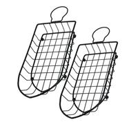Toyvian 2Pcs Multi-function Fry Basket Bread and Snack Holder for Kitchen Restaurant Buffet Lightweight Portable Food Storage for French Fries and Fried Snacks