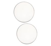 Toyvian 2pcs Multi-functional Drum Parts Drum Head Skin Replacement Cover Silencer Pads for Silent Kit