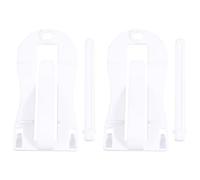 Toyvian 2pcs Multifunctional Bird Food Holder Clip Cuttlefish Bone and Fruit Clamp for Parakeets Bird Cage Supply for Treats and Vegetables