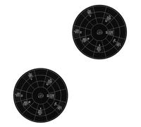 Toyvian 2pcs Musician Melody Wheel Aluminum Chord Tool for Guitar Easy to Use Music Theory Accessory Visual Guide for Understanding Chords and Keys for Musicians and Educators