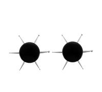 Toyvian 2pcs Nail Dotting Tool Kit for Women, Acrylic and Stainless Steel Multi-head Circular Dotting Pens, Easy to Use for Creating Nail Art Designs in Daily Life and Special Events