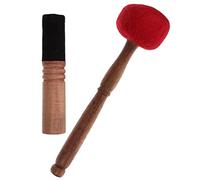 Toyvian 2pcs Nepalese Buddha Wooden Singing Bowl Mallets Medium Size Sound Bowl Strikers Accessories for Large Tibetan Meditation