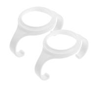 Toyvian 2pcs Nursing Bottle Handles for Boy Girl Anti-Scald Easy Grip Design Compatible with Pigeon Generation Bottles