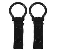 Toyvian 2pcs Nylon Belt Light Holder with Wear-resistant Quick Release Alloy Buckle, Flashlight Storage Pouch for Survival and Duty Belt Accessories