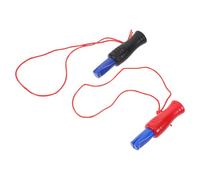 Toyvian 2Pcs Outdoor Plastic Goose Call Whistle and Duck Caller Set, Authentic Wildlife Sound Imitation, Loud Survival Emergency Whistle for Hunting and Birdwatching